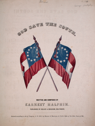 Book cover for God Save the South. An Anthem