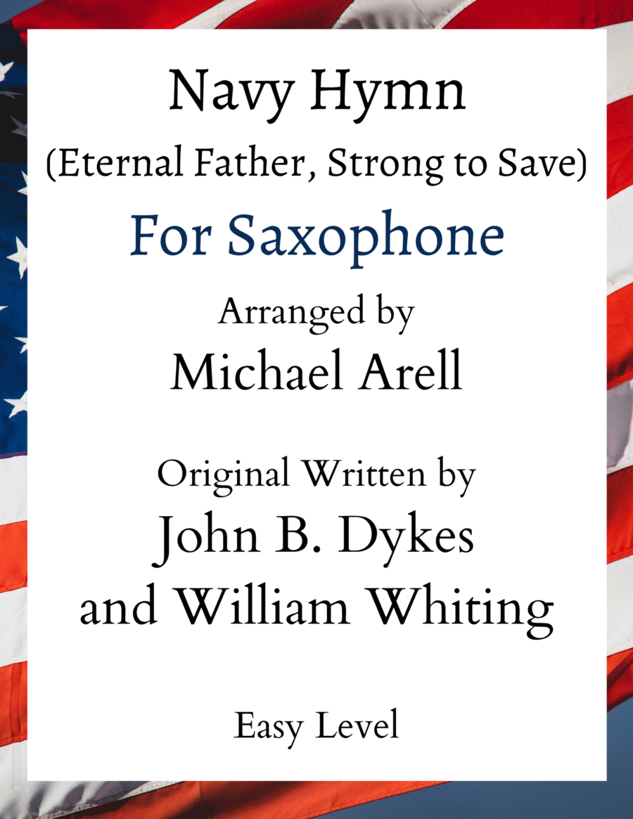 Navy Hymn (Eternal Father Strong To Save)- Easy Saxophone image number null