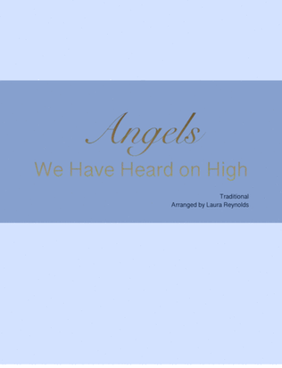 Book cover for Angels We Have Heard on High Elementary Piano