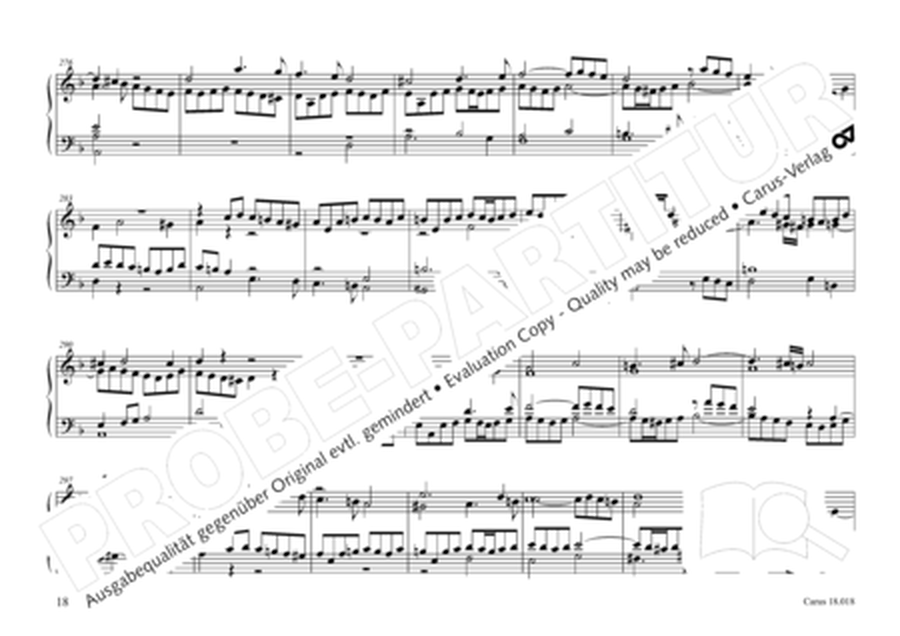 Contrapunctus 14 fur Orgel / Tasteninstrument