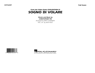 Book cover for Sogno di Volare (from Civilization VI) (arr. Matt Conaway) - Conductor Score (Full Score)