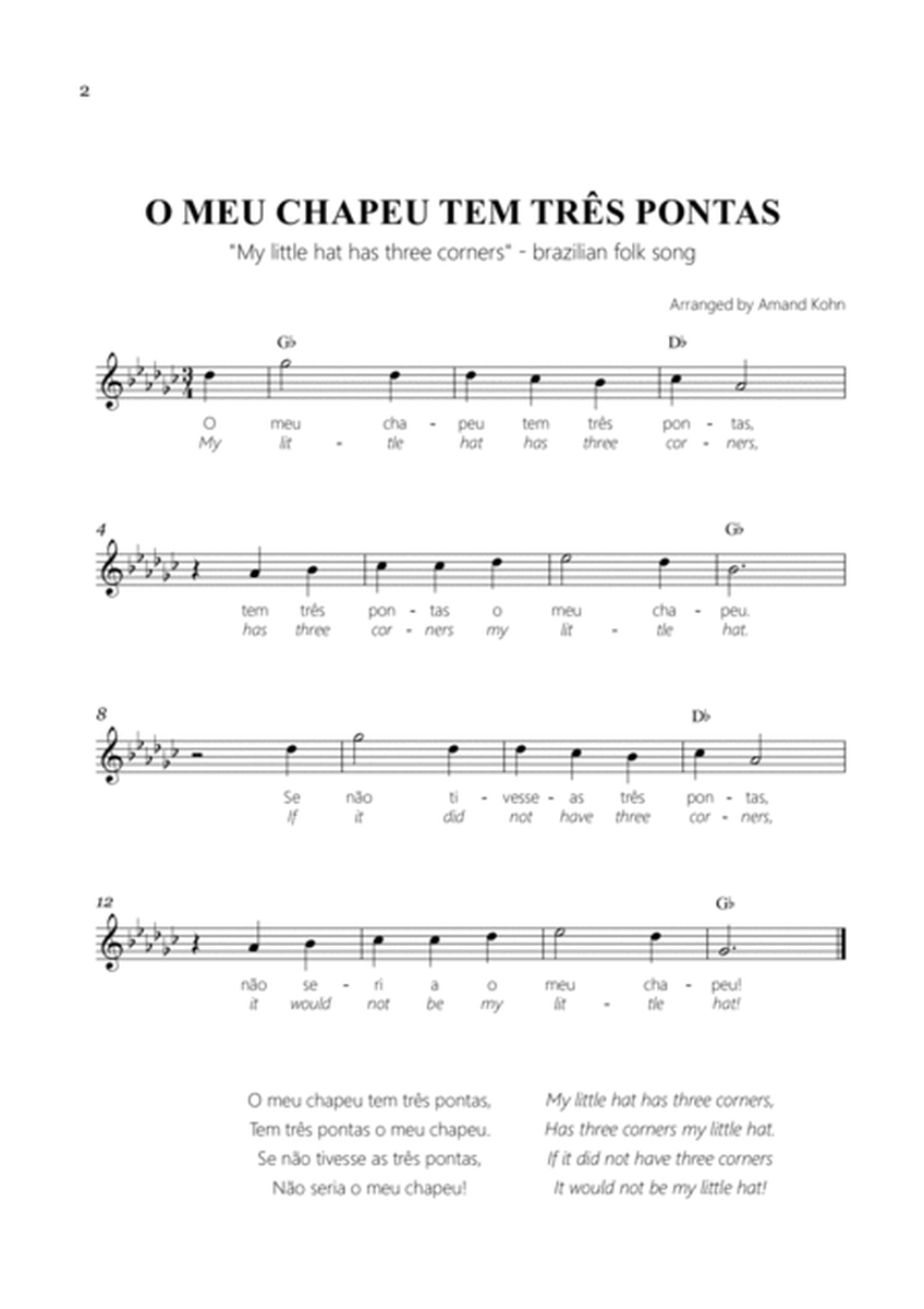 Brazilian Children song (Gb major) - Vol. 1 image number null