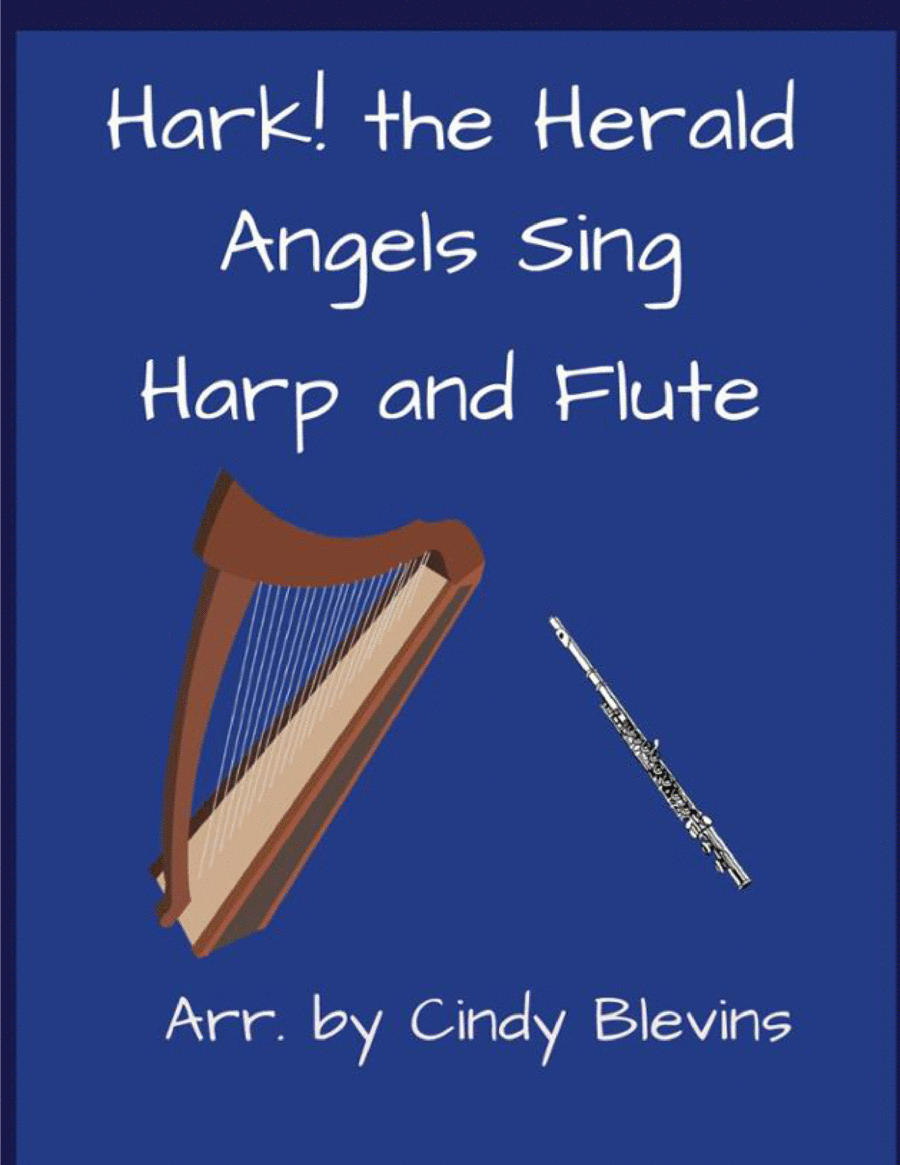 Hark! The Herald Angels Sing, for Harp and Flute image number null