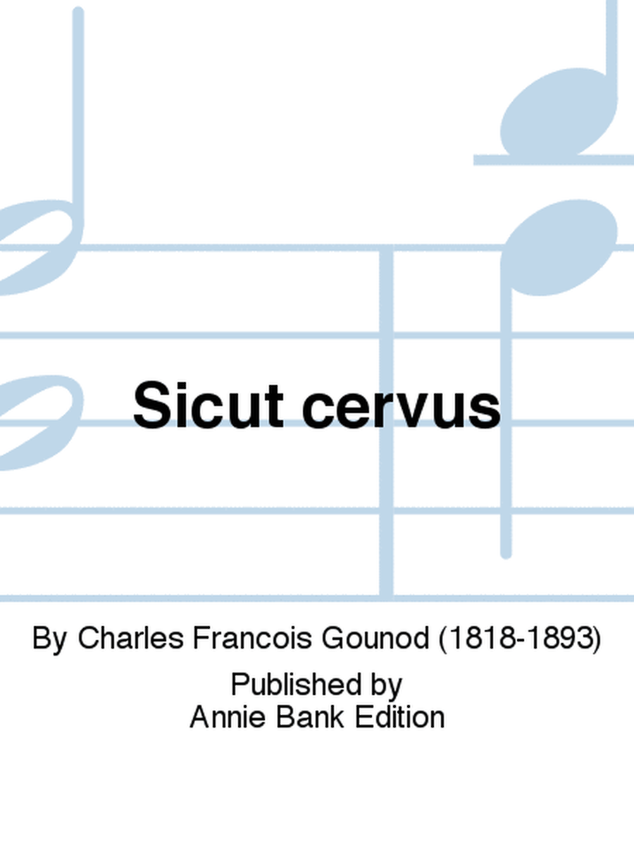 Sicut cervus