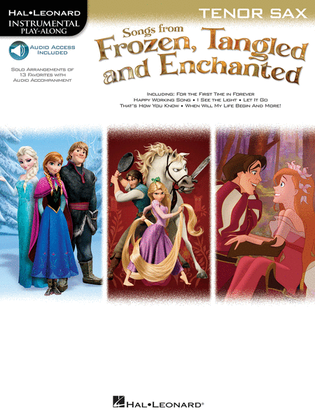 Book cover for Songs from Frozen, Tangled and Enchanted