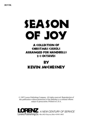 Book cover for Season of Joy