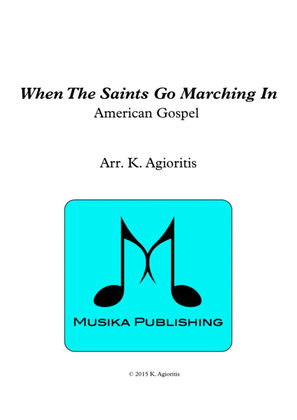 Book cover for When the Saints Go Marching In - for Saxophone Quartet