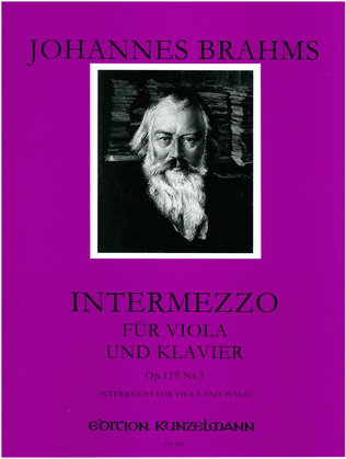 Book cover for Intermezzo Op. 119/3