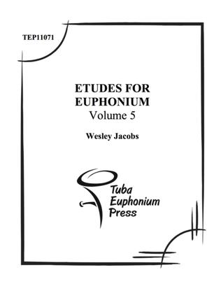 Book cover for Euphonium Etudes, Vol. 5