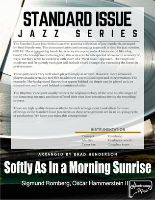Book cover for Softly As In A Morning Sunrise