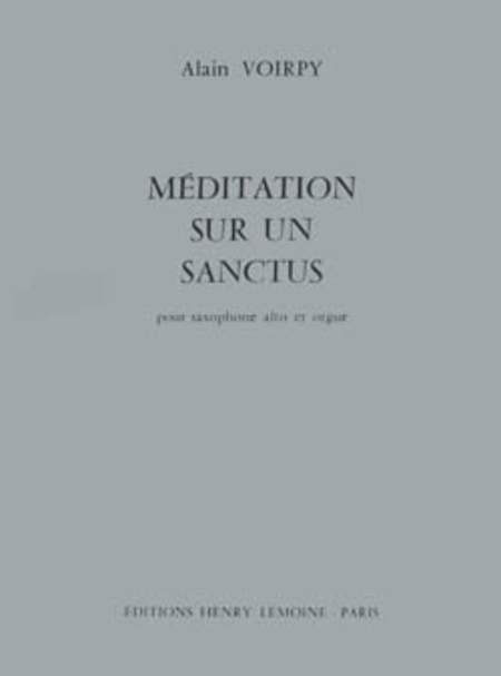 Meditation Sur Un Sanctus