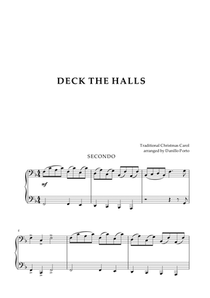 Book cover for Deck The Halls - Piano Four Hands