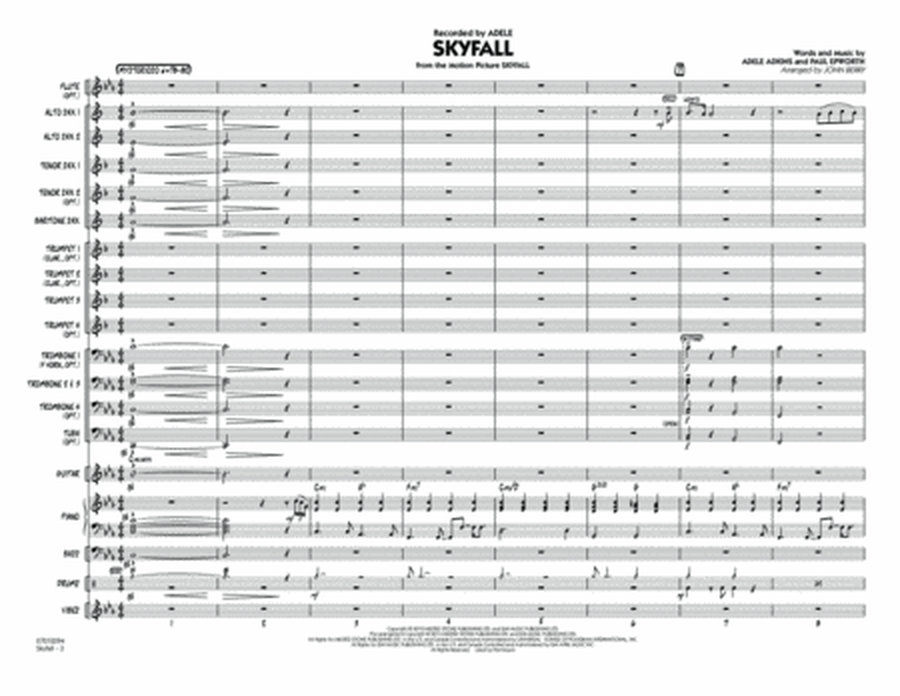 Skyfall - Conductor Score (Full Score)