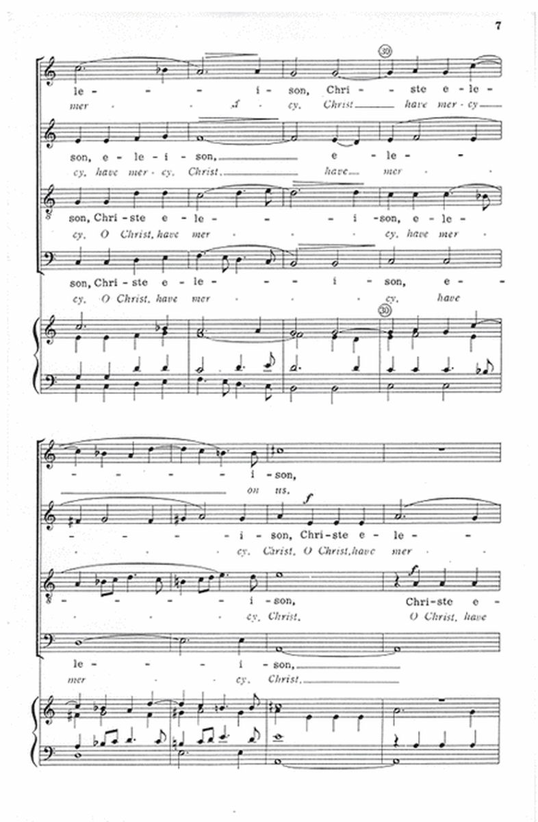 Kyrie Eleison (Lord, Have Mercy Upon Us) (from Mass VIII)