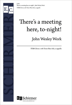 Book cover for There's a meeting here, to-night!