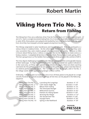 Viking Horn Trio No. 3