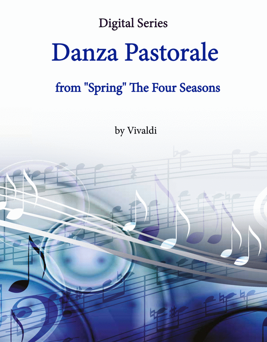 Danza Pastorale from Spring - The Four Seasons for String Quartet or Wind Quartet or Mixed Quartet