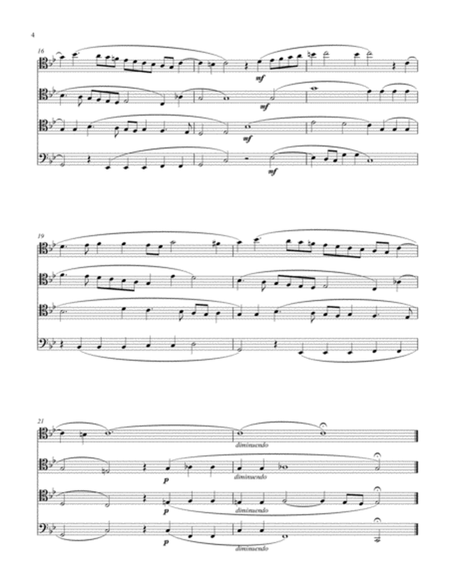 Three Renaissance Chansons for Trombone Quartet