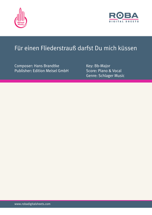 Book cover for Fur einen Fliederstrauss darfst Du mich kussen