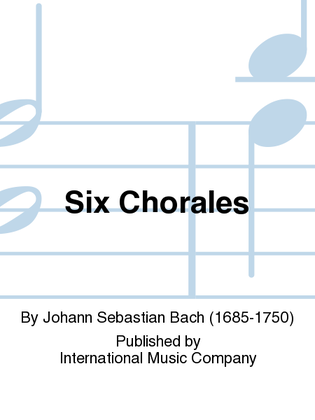 Book cover for Six Chorales