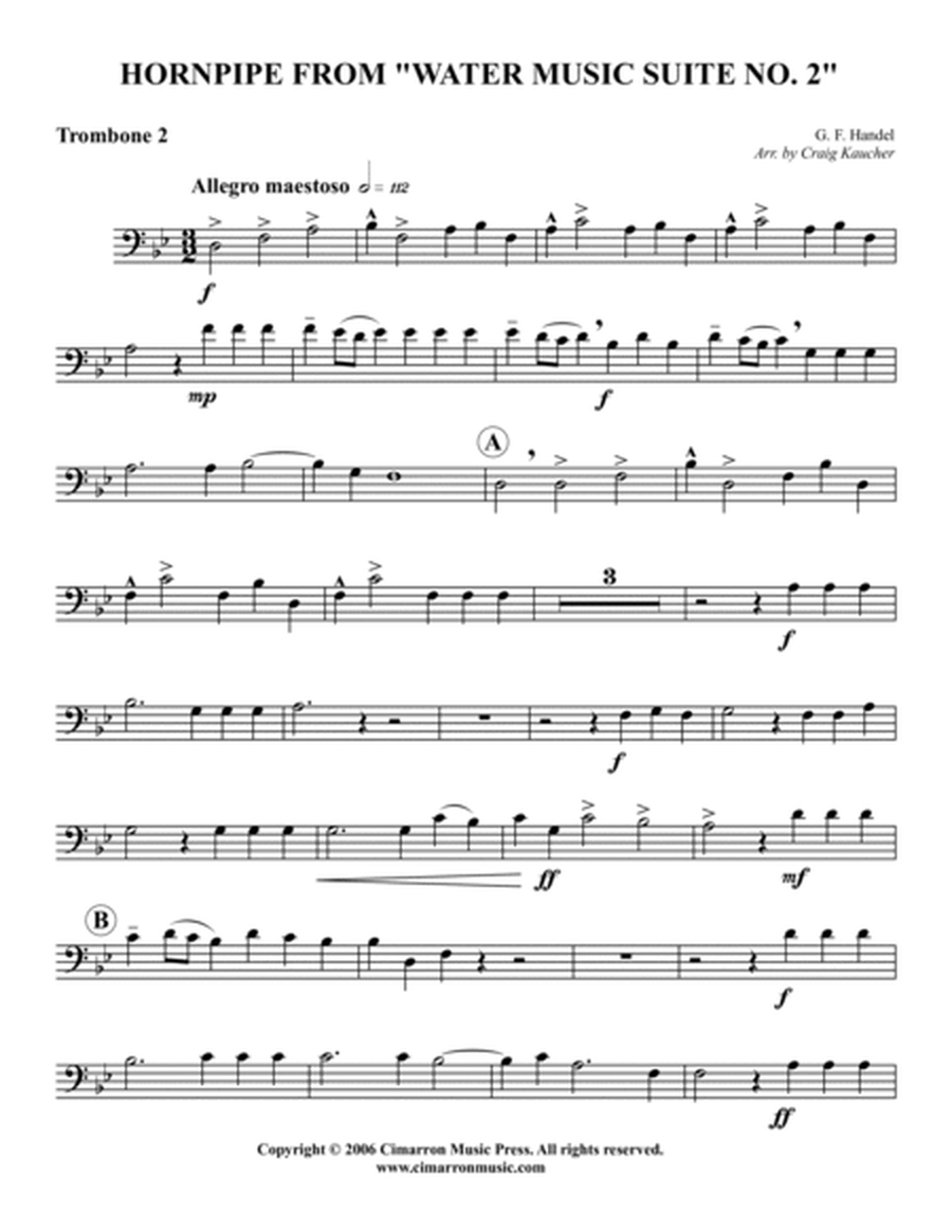 Hornpipe, from Water Music Suite No. 2