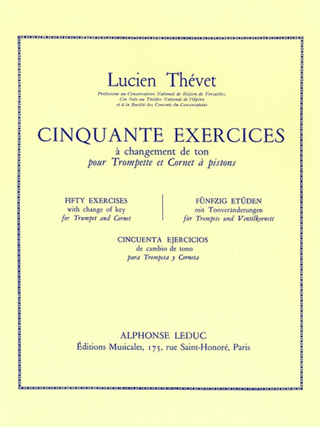 50 Exercices A Changements De Tons (trumpet Solo)