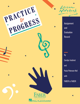 Book cover for Practice & Progress Lesson Notebook