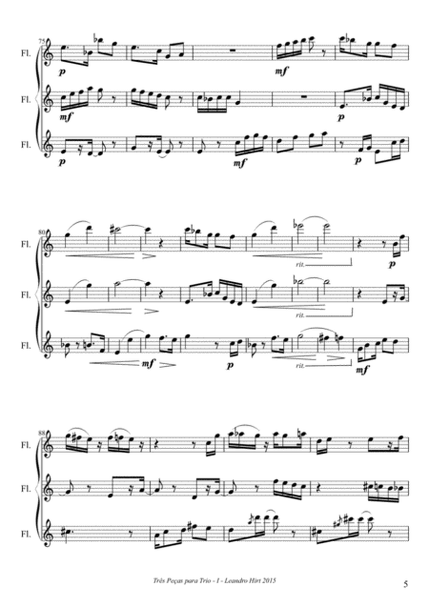 "Três Peças para Trio de Flautas - Baião, Adagio e A Fuga" image number null