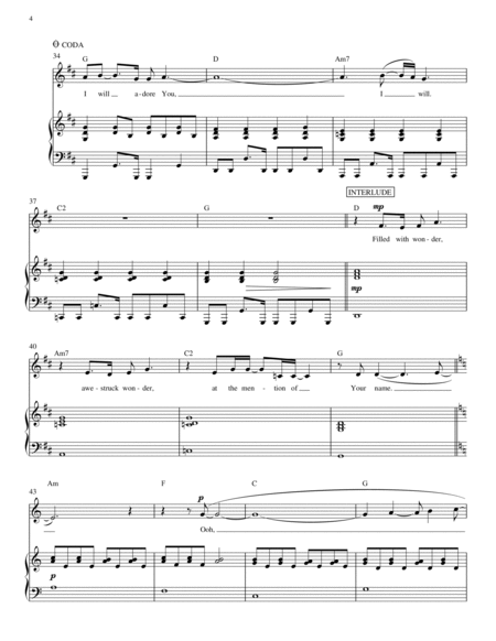 Revelation Song (Beginning Piano Solo) - Print Sheet Music Now