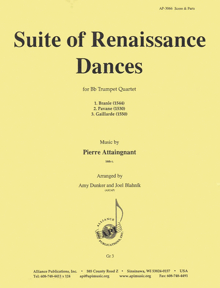 Suite Of Renaissance Dances - Trp 4