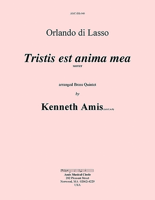 Tristis est anima mea