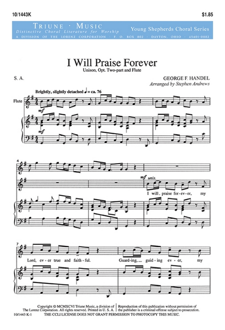 I Will Praise Forever