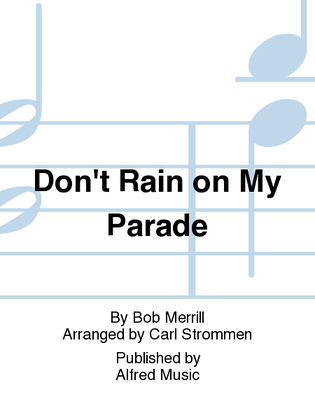 Book cover for Don't Rain on My Parade