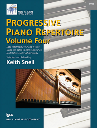 Book cover for Progressive Piano Repertoire Volume Four