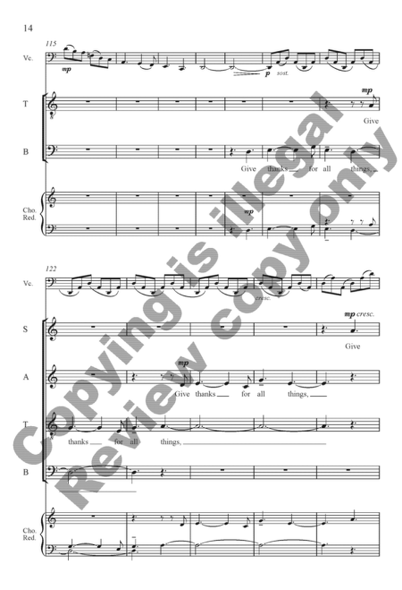 Wilbur: Psalm (Choral Score) image number null