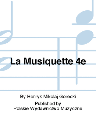 Book cover for La Musiquette 4e