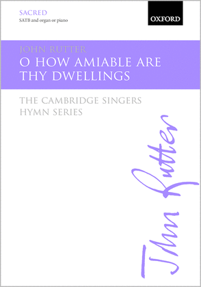 Book cover for O how amiable are thy dwellings