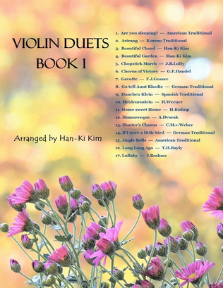 Book cover for Violin Duets (Book 1)