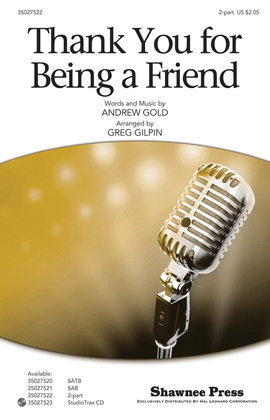 Book cover for Thank You for Being a Friend