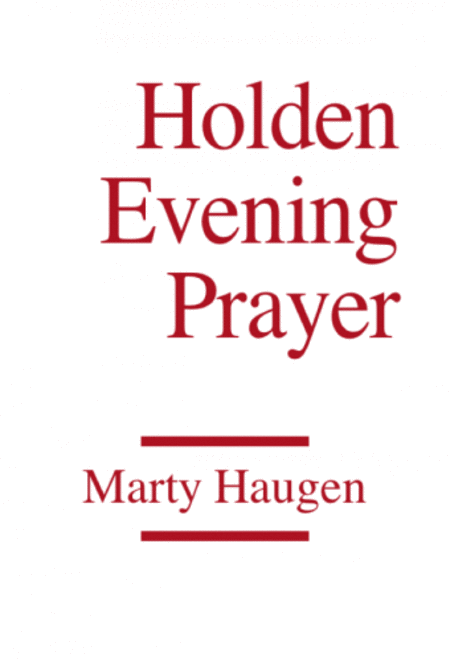 Holden Evening Prayer - Instrument