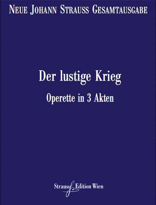 Book cover for Der lustige Krieg RV 509A/B/C Series I/2/09