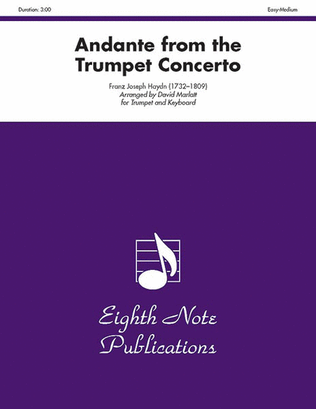 Book cover for Andante (from the Trumpet Concerto)