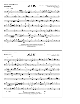 Book cover for ALL IN (arr. Tom Wallace) - Trombone 2