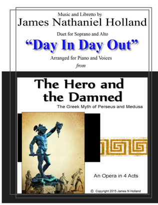 Book cover for Duet for Soprano and Alto, Day In Day out from opera The Hero and the Damned