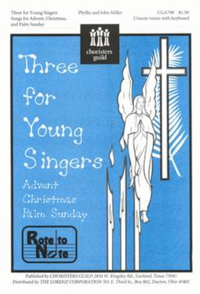 Book cover for Three for Young Singers