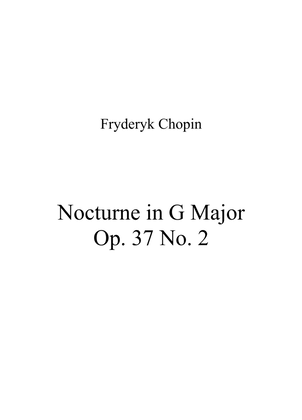 Nocturne in G Major Op. 37 No. 2