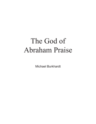 Book cover for The God of Abraham Praise (Downloadable Full Score)