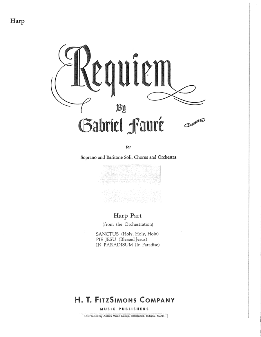 Requiem (Complete Orchestration) - Harp