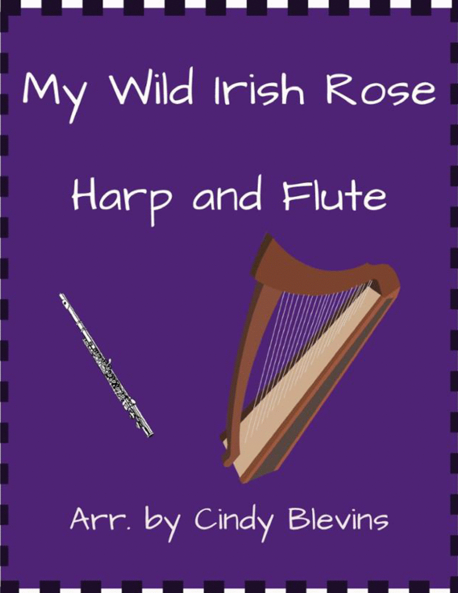 My Wild Irish Rose, for Harp and Flute image number null