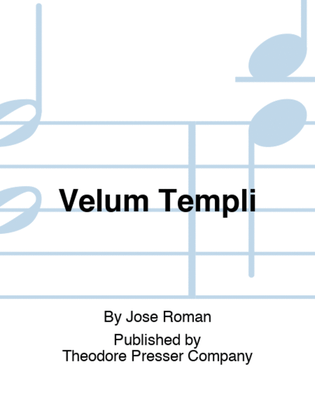 Book cover for Velum Templi